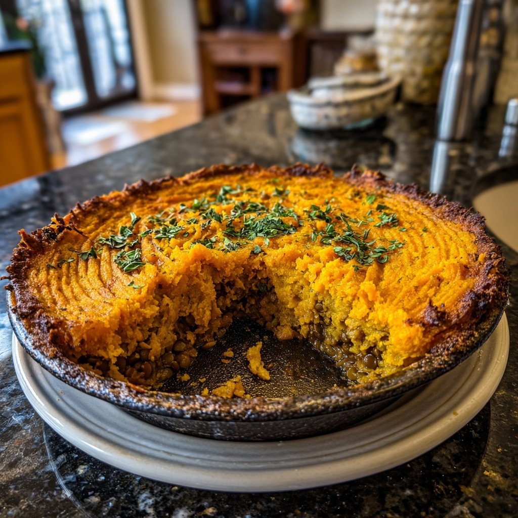 Vegan Shepherds Pie Butternut Squash