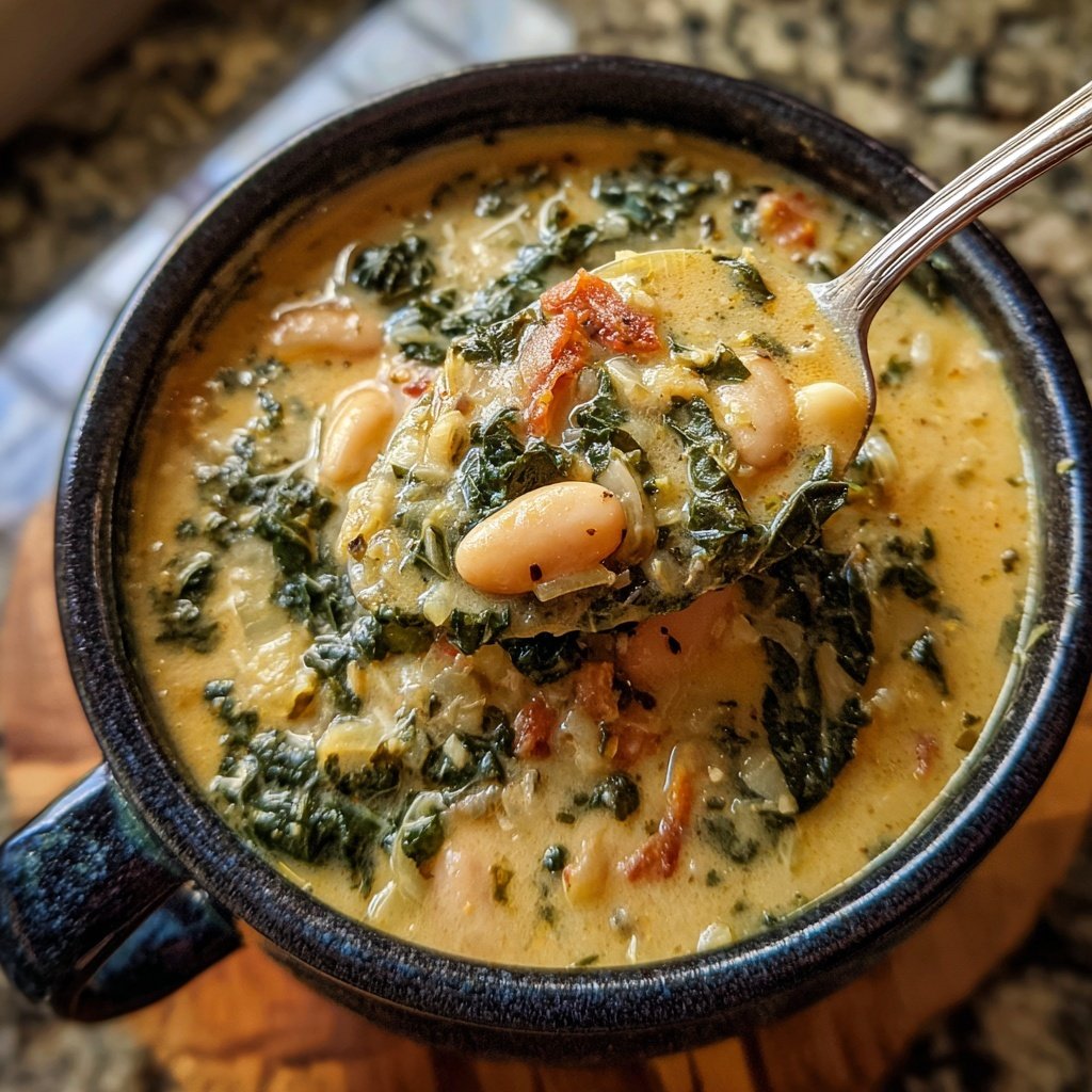 Tuscan White Bean and Kale Soup