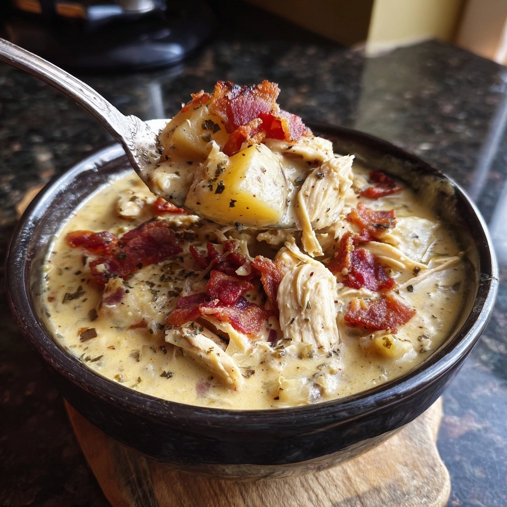 Chicken Potato Soup with Bacon