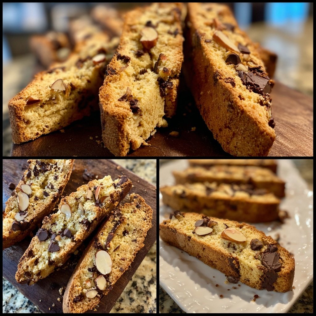 Chocolate Almond Biscotti Treats