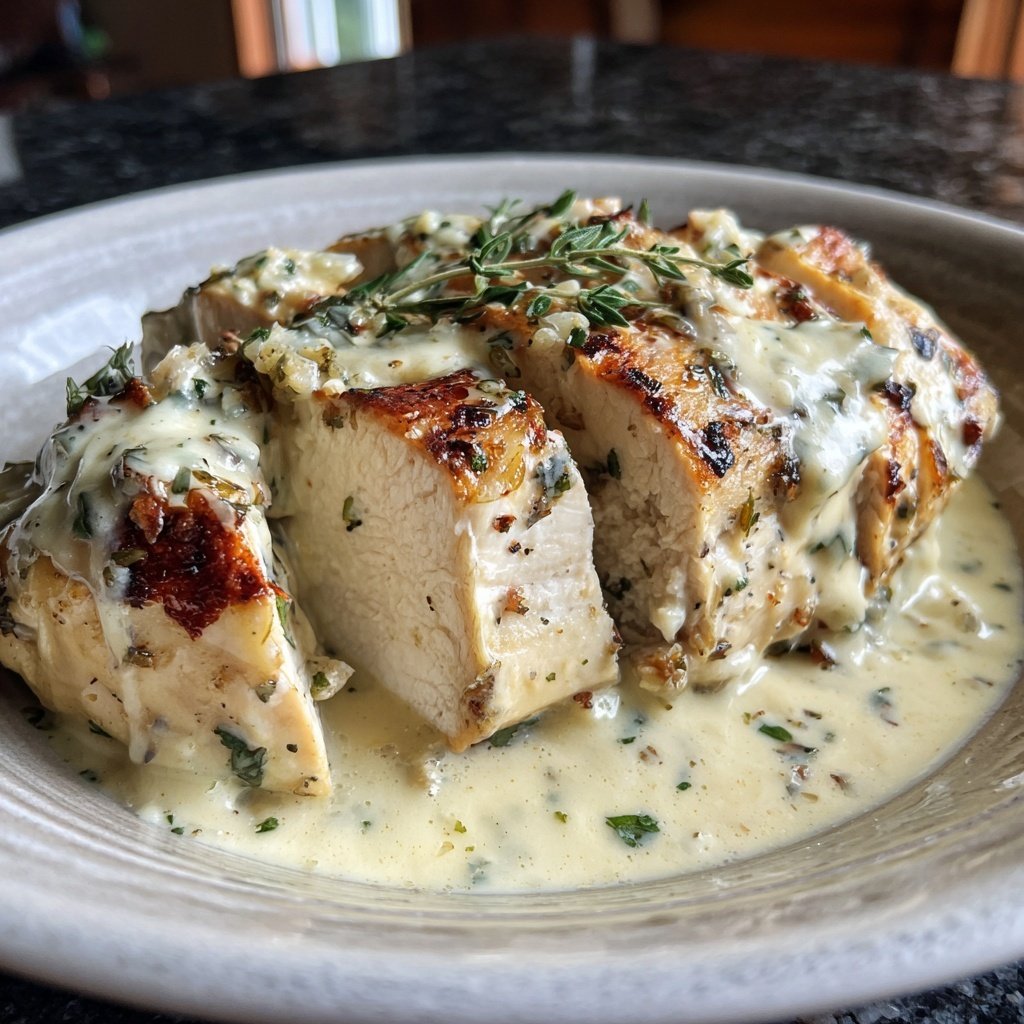 Creamy Chicken Breast with Egg Noodles