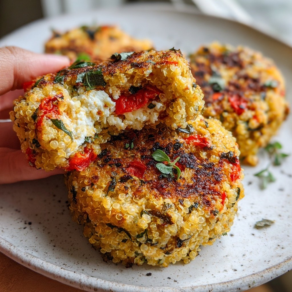 Mediterranean Quinoa Sliders
