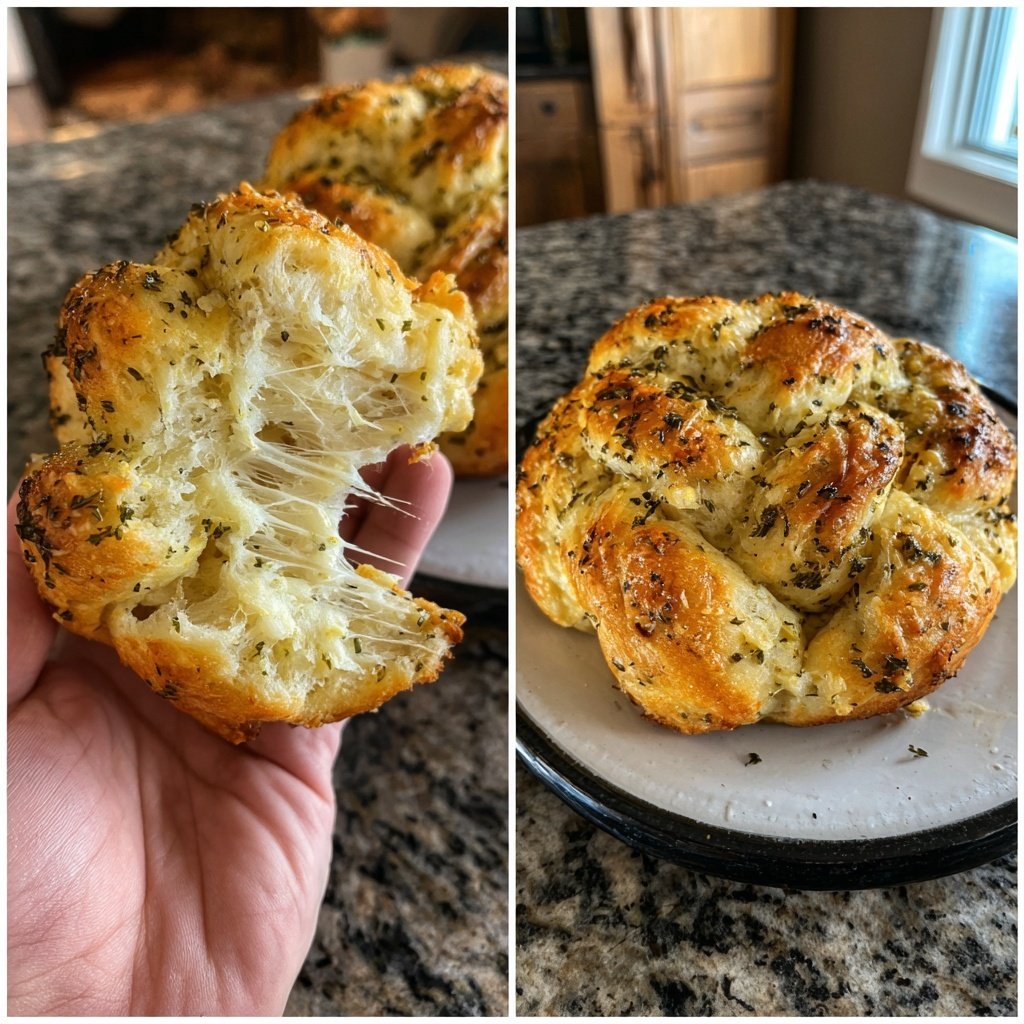 Savory Garlic Parmesan Knots