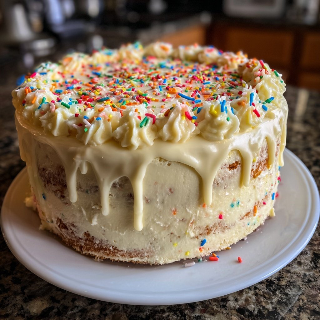 Hear Me Out Cake with Frosting