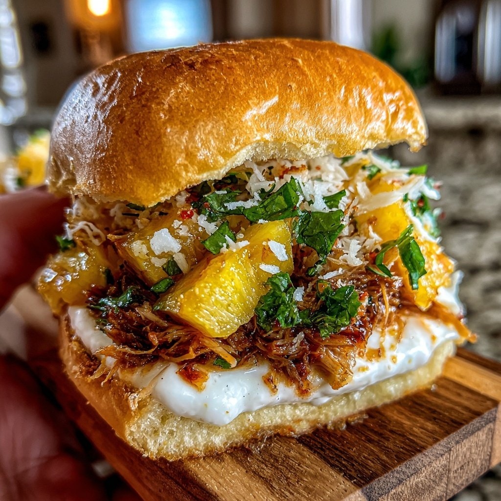 Pineapple Coconut Slider Delight