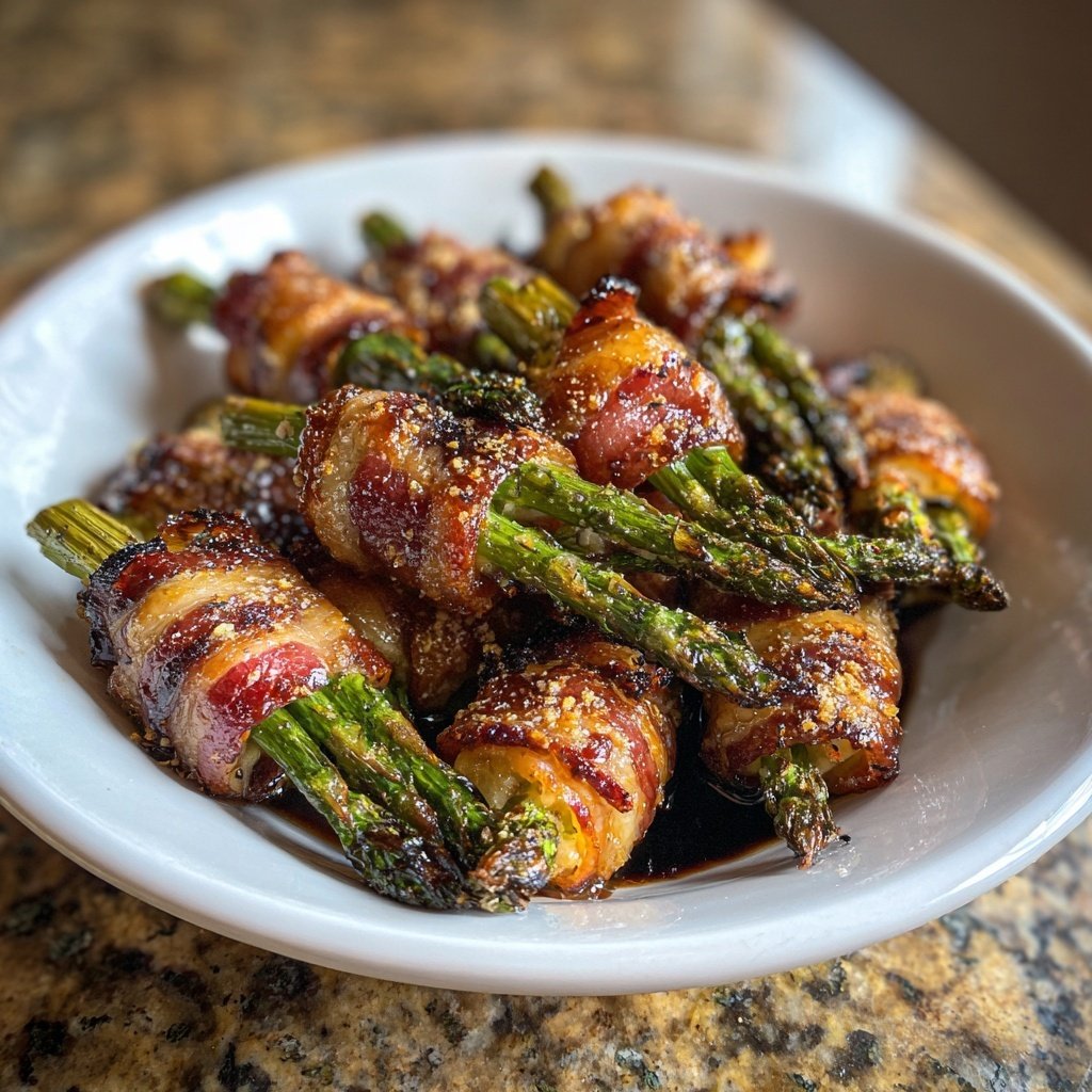 Savory Pancetta Asparagus Bites