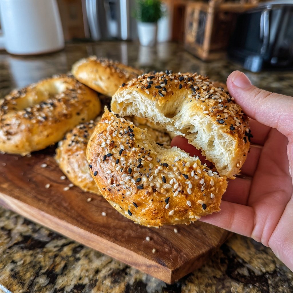Quick Protein Bagels Ready in Under Thirty