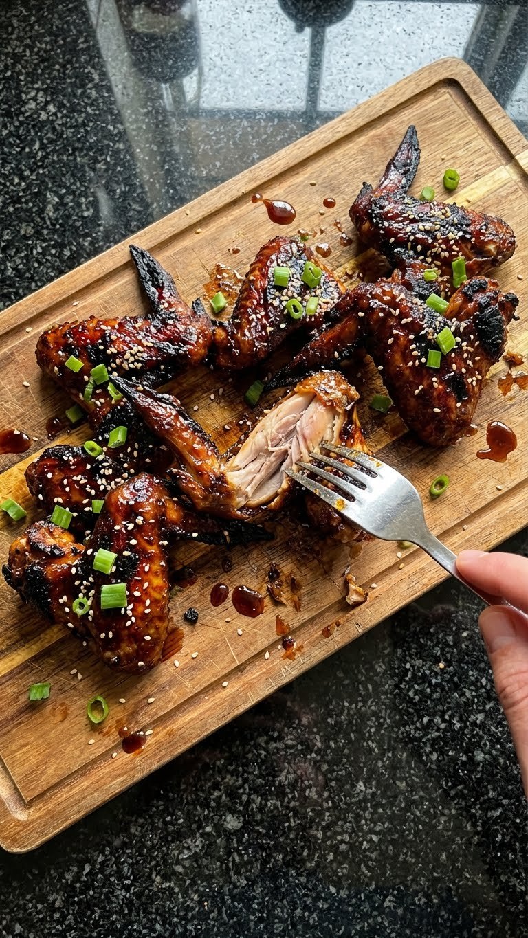 Sticky Sesame Chicken Wing Heaven