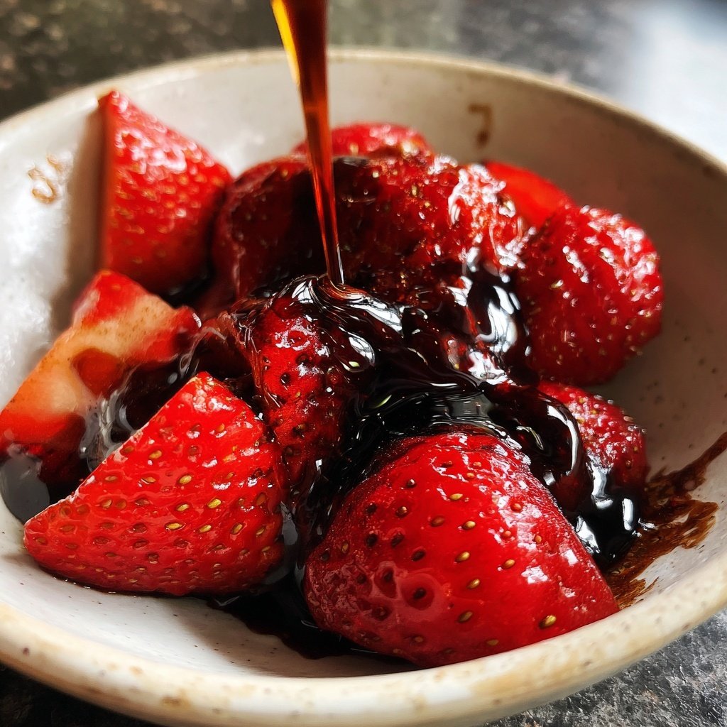 Two-Ingredient Homemade Balsamic Glaze Sauce​