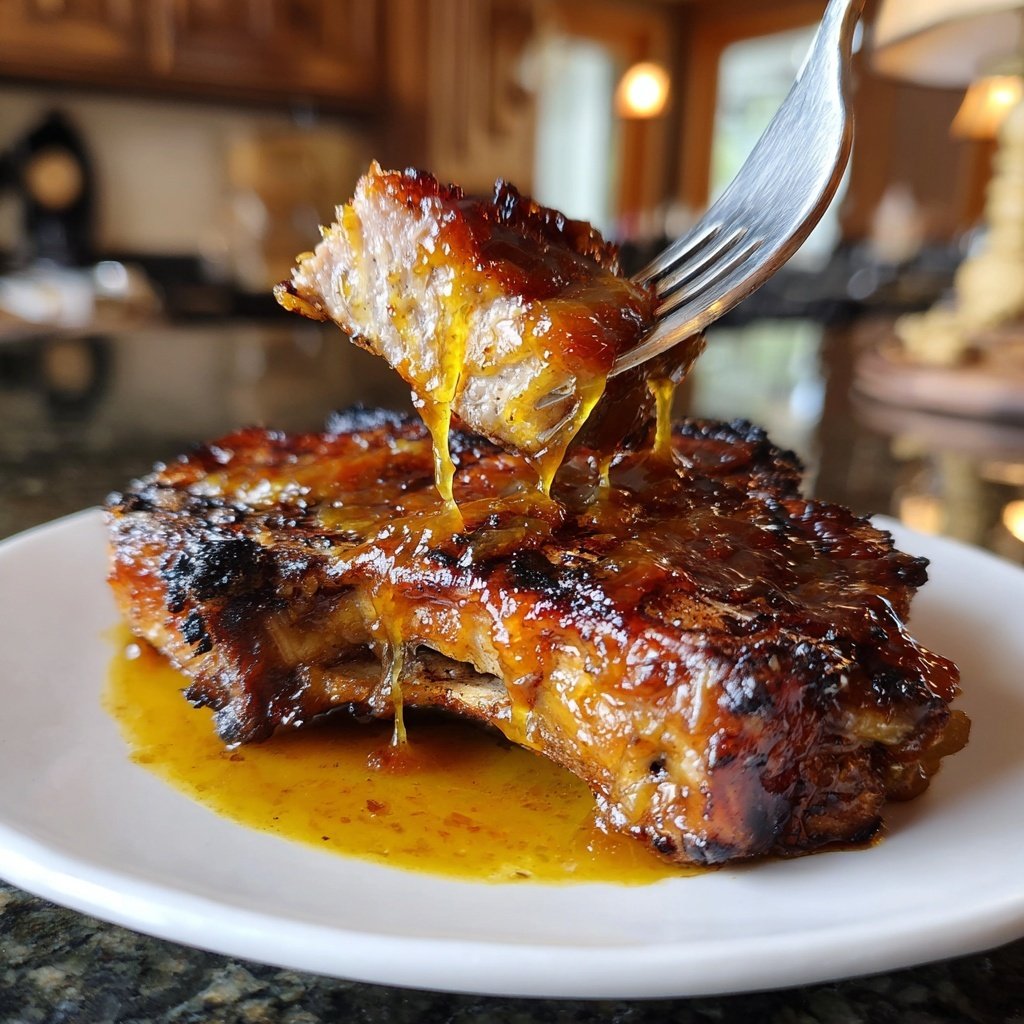 Roasted Pork Chops Applesauce Sauce