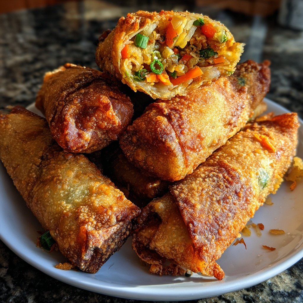 Crispy Vegetable Egg Rolls