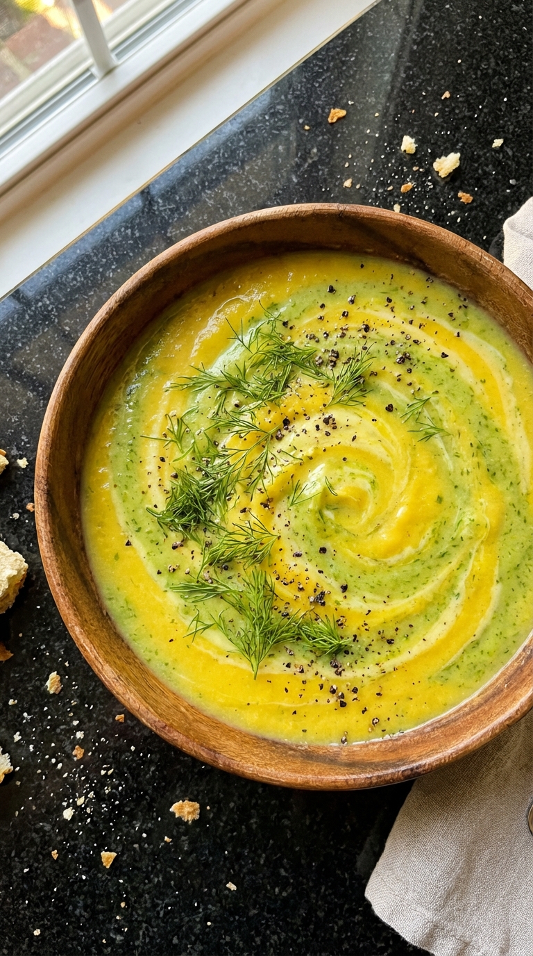 Zesty Lemon Fennel Soup