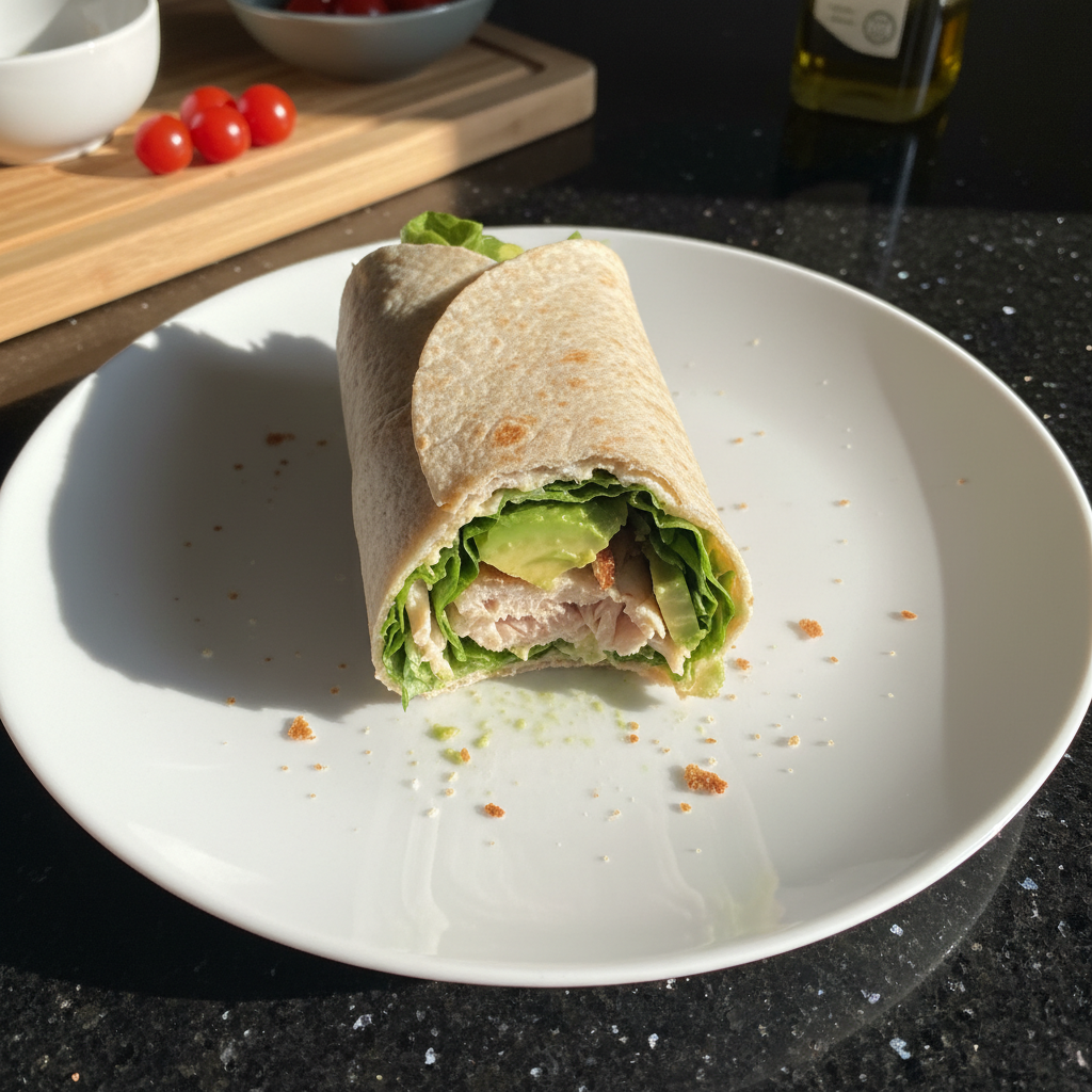 Tasty Turkey Avocado Wrap