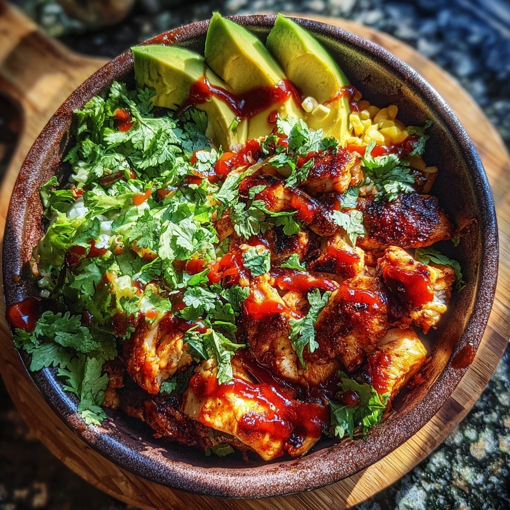 Flavorful BBQ Chicken Soul Bowl