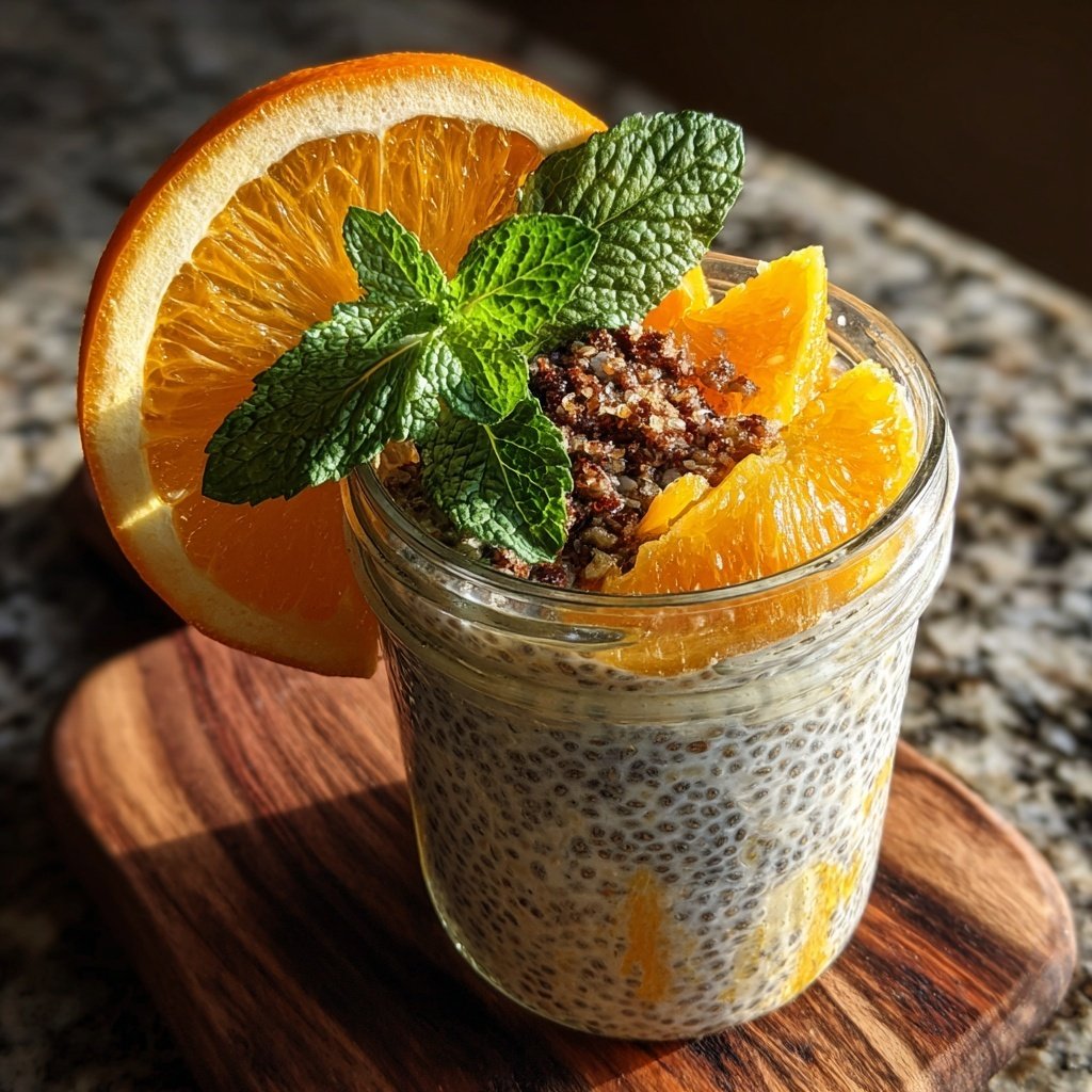 Vanilla Citrus Chia Pudding