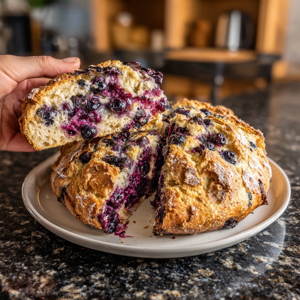 Frozen Blueberry Lemon Sourdough Fresh Bake