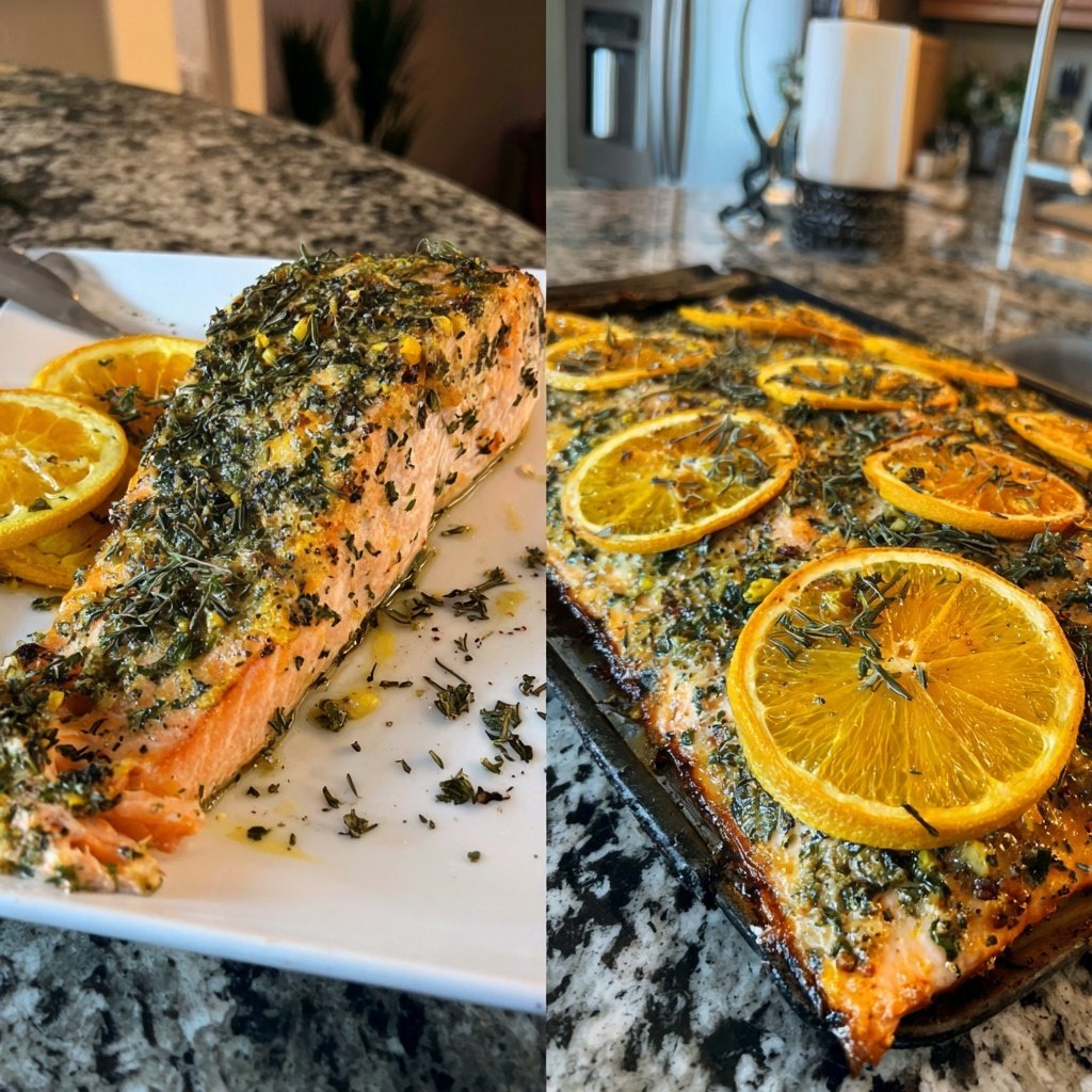 Citrus Herb Sheet Pan Salmon