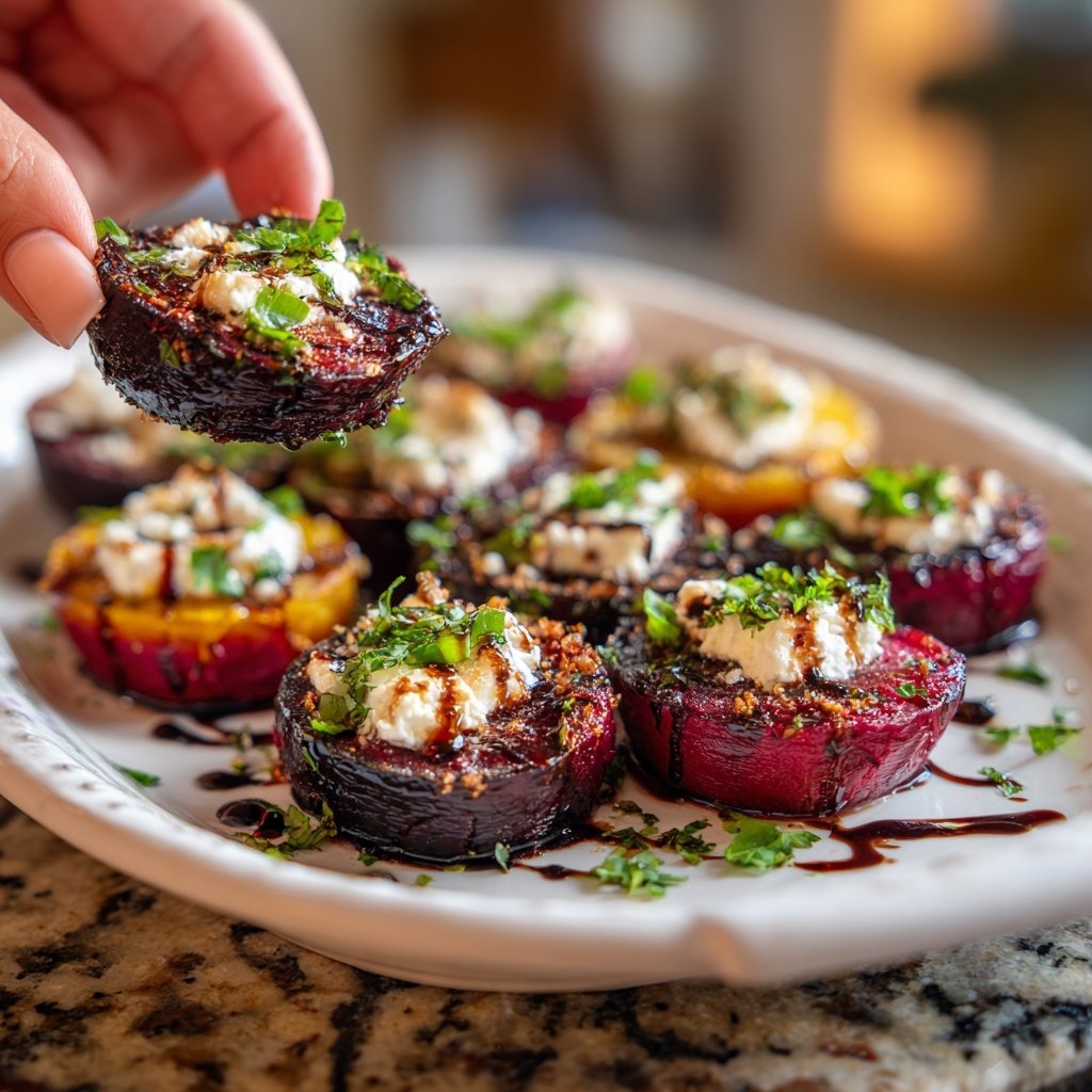 Zesty Roasted Beet Appetizers
