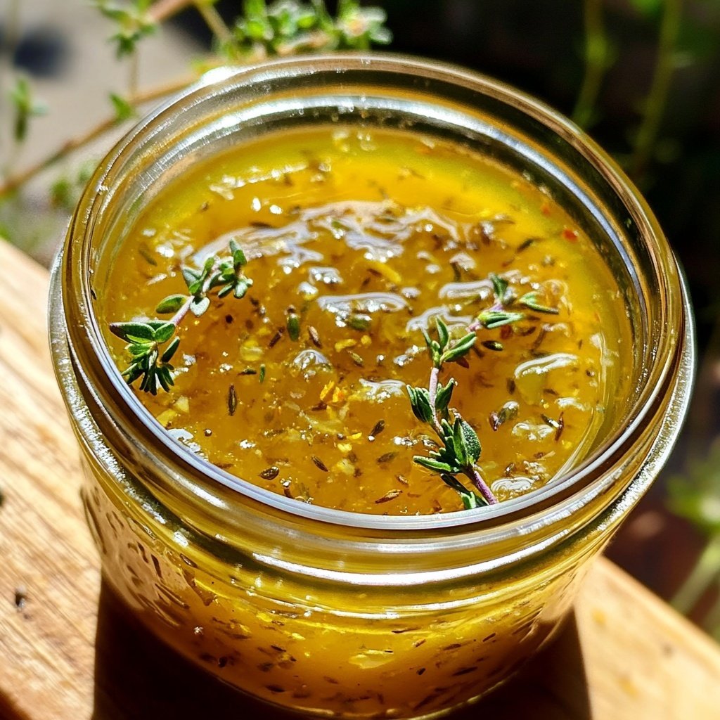 Meyer Lemon Honey Thyme Vinaigrette