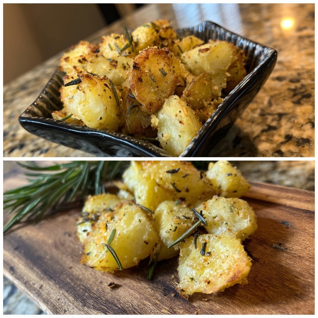 Rosemary Garlic Airfryer Potatoes