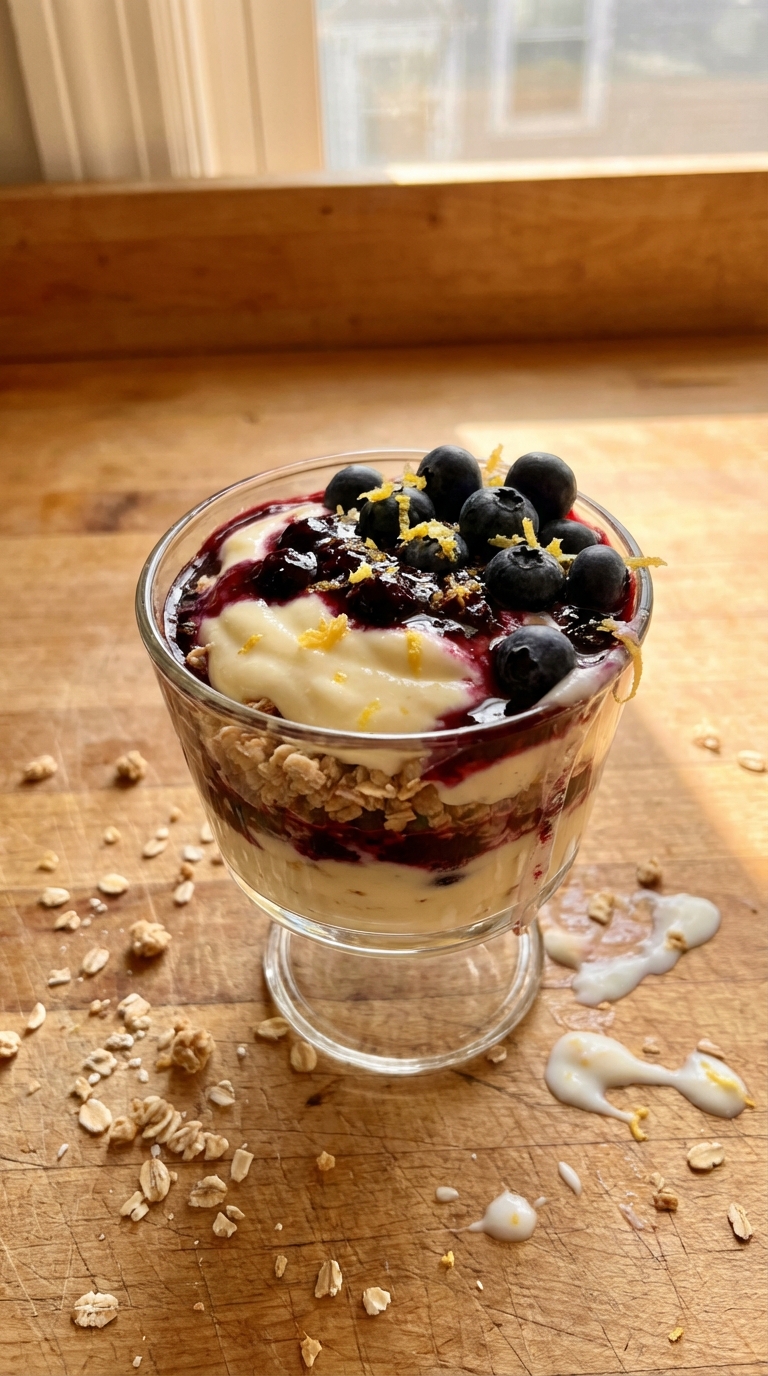 Lemon Blueberry Yogurt Parfait
