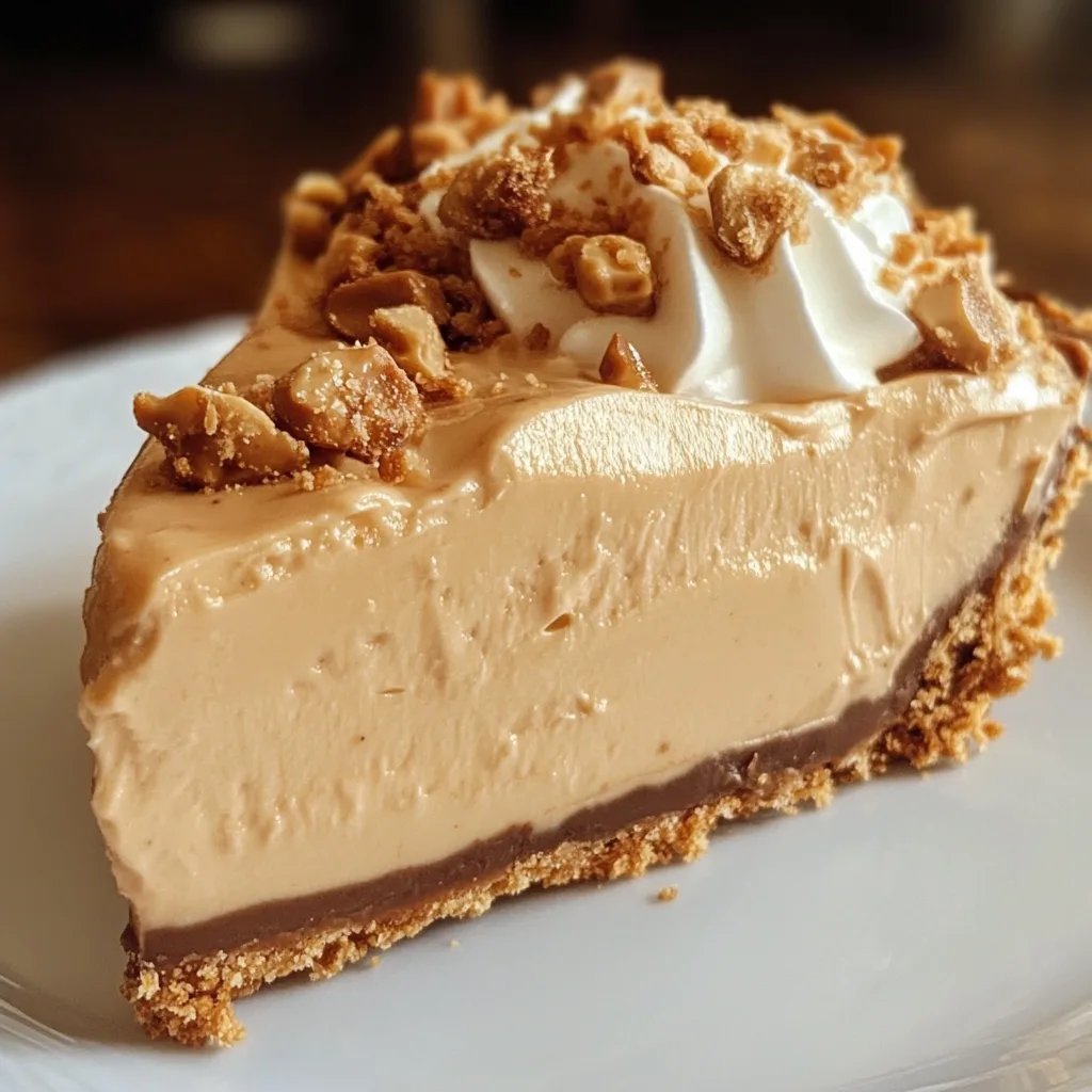 No-Bake Peanut Butter Pie