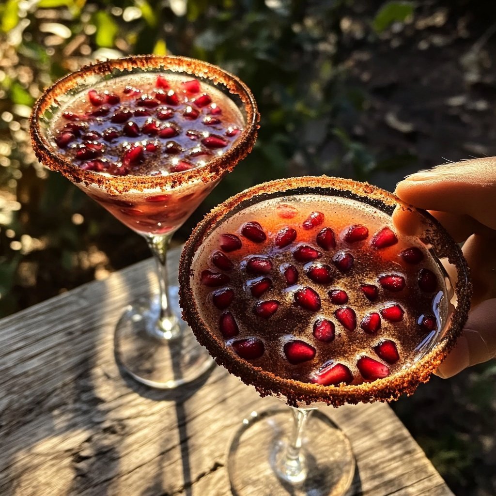 Pomegranate Spice Martini