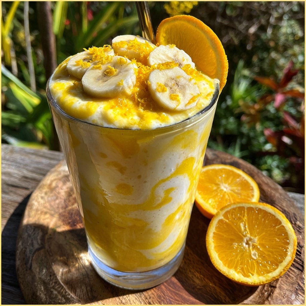 Banana Orange Smoothie Treat