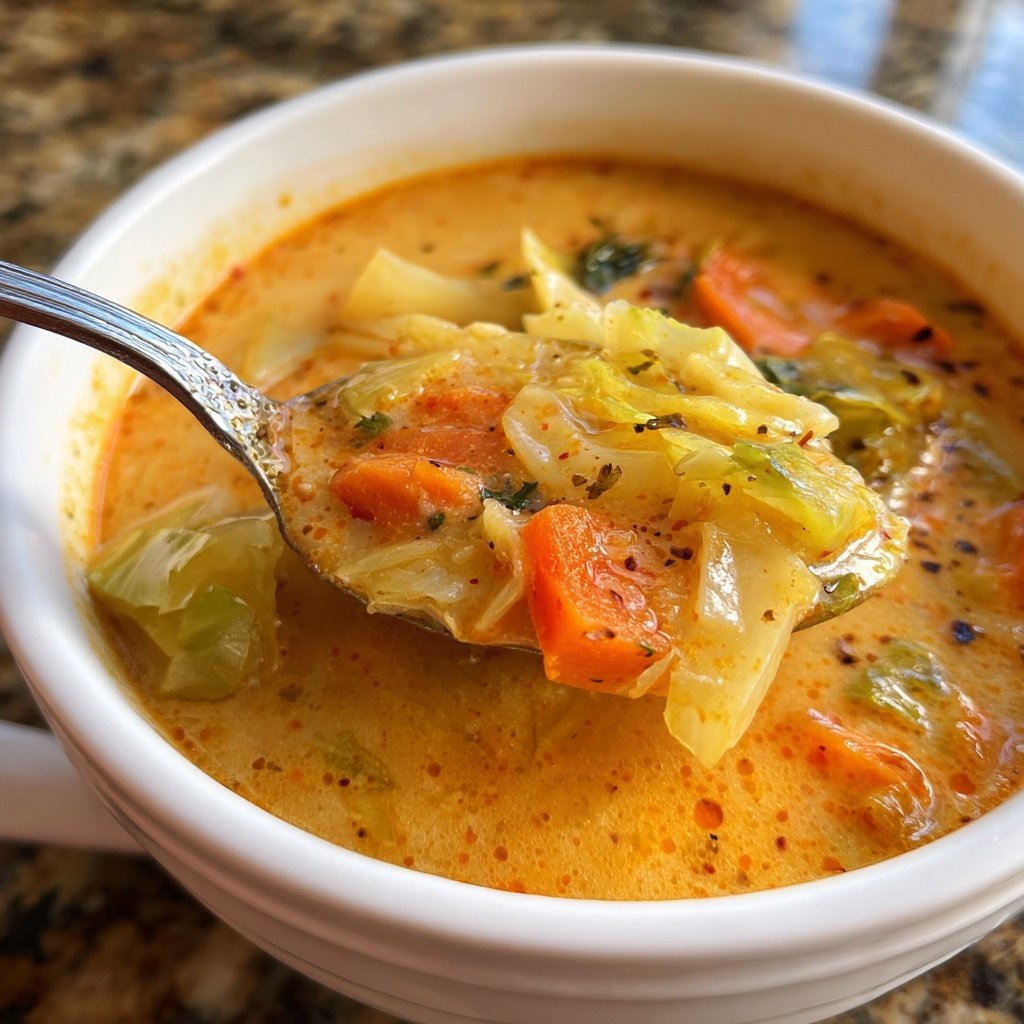 Carrot Potato and Cabbage Soup