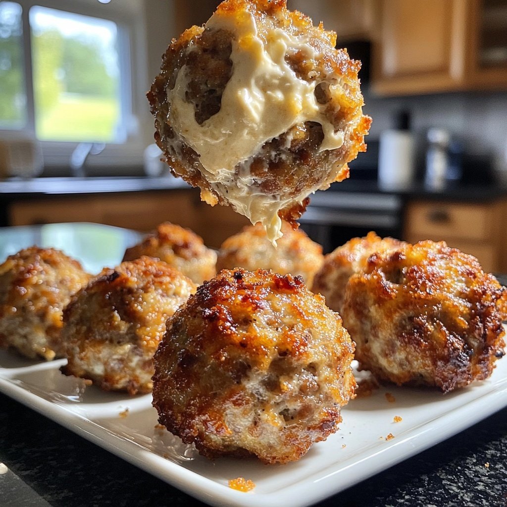 Cream Cheese Sausage Balls