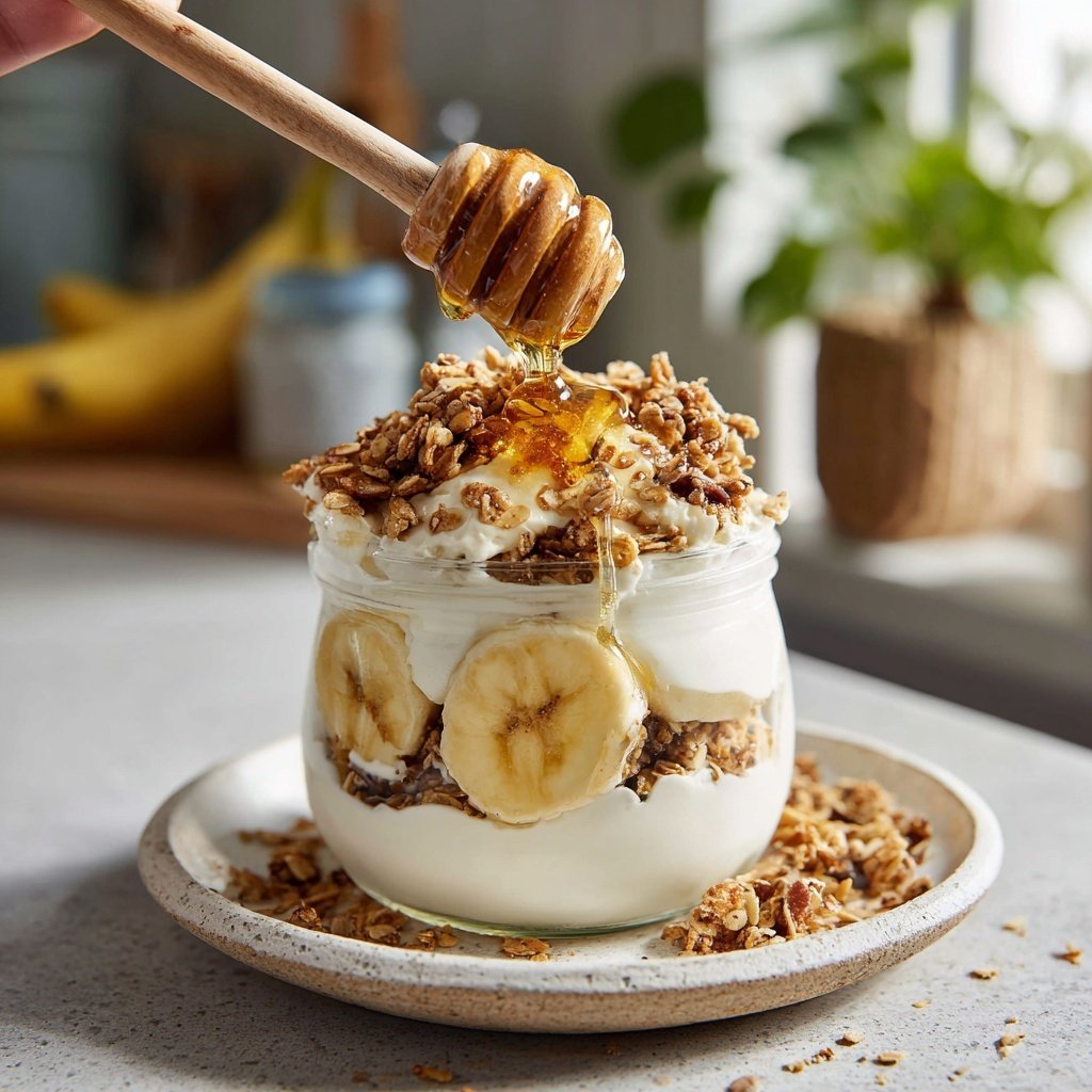 Banana Granola Yogurt Parfait