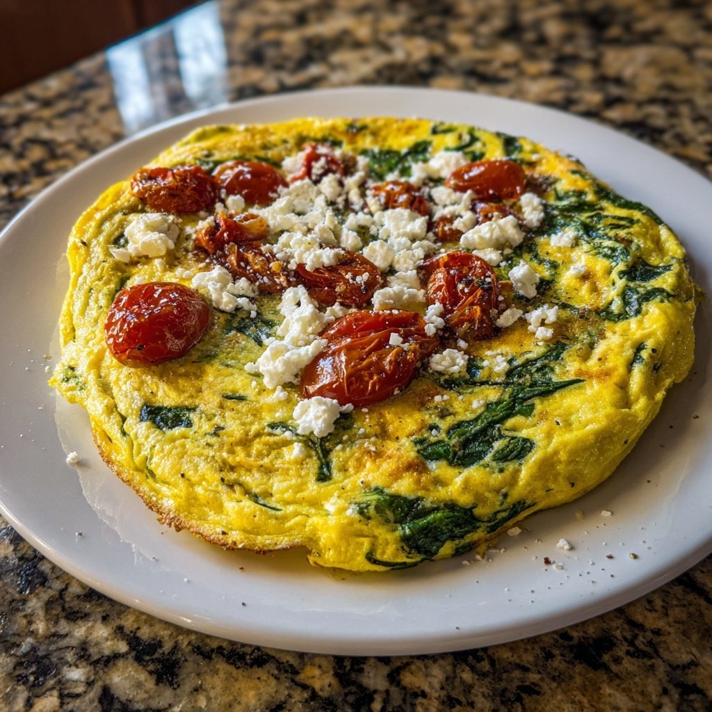 Spinach Feta Omelet