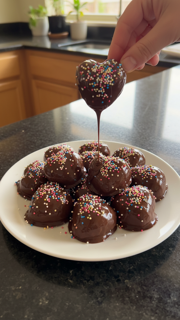 Chocolate-Dipped Strawberry Hearts