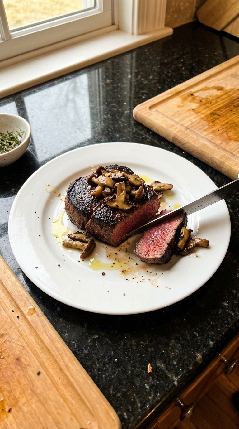 Mushroom Truffle Filet Mignon