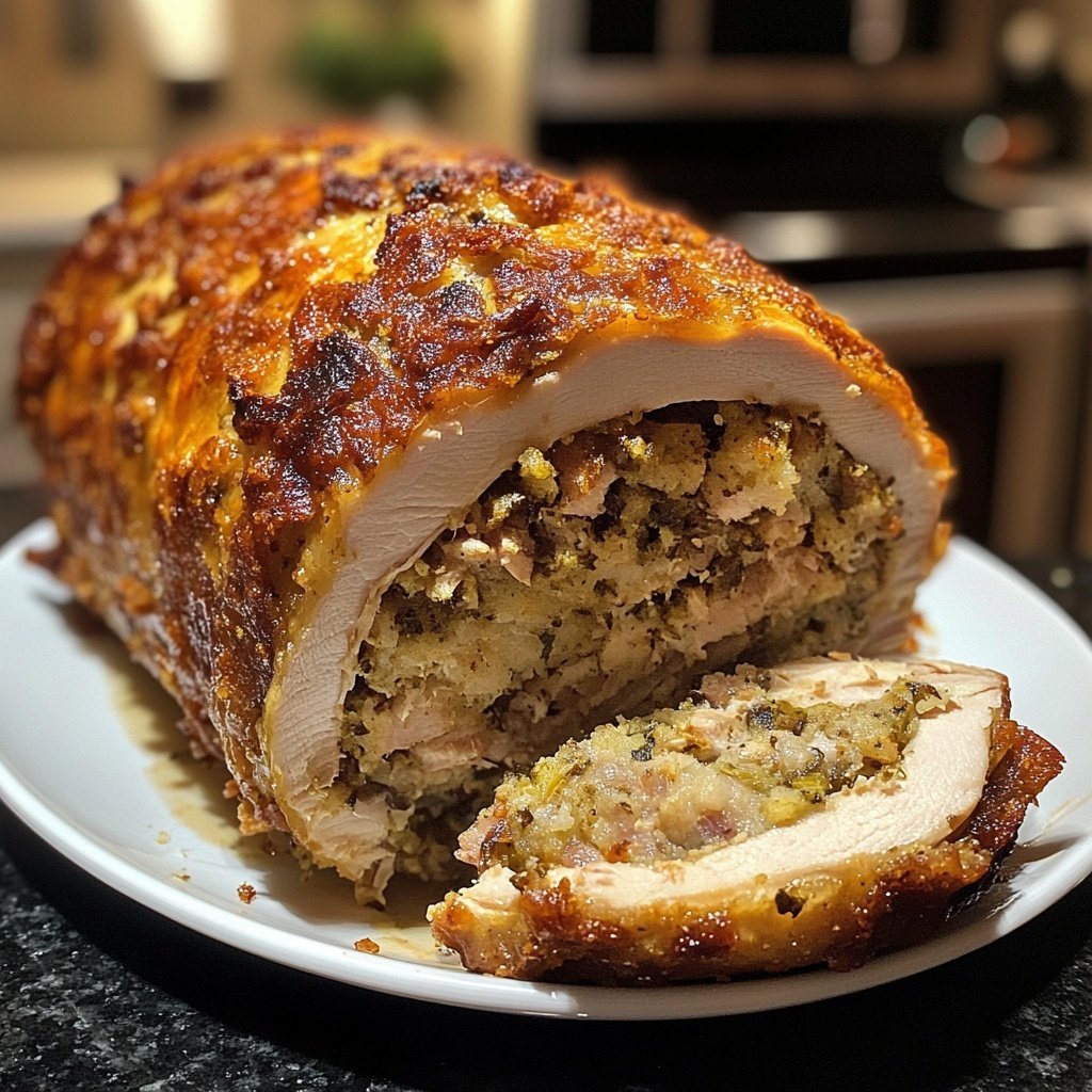 Stuffed Turkey Roll
