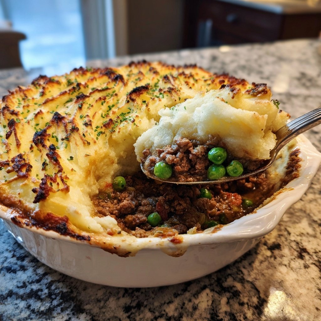 Classic Shepherd's Pie with Peas